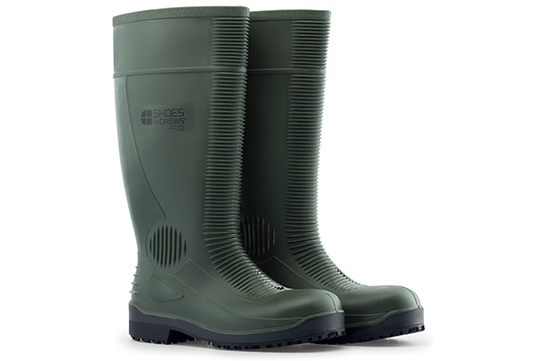 Botas del modelo Guardian de Shoes For Crews en color verde 