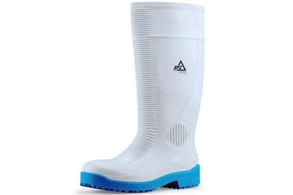 Bota del modelo Guardian, en color blanco, de Shoes For Crews