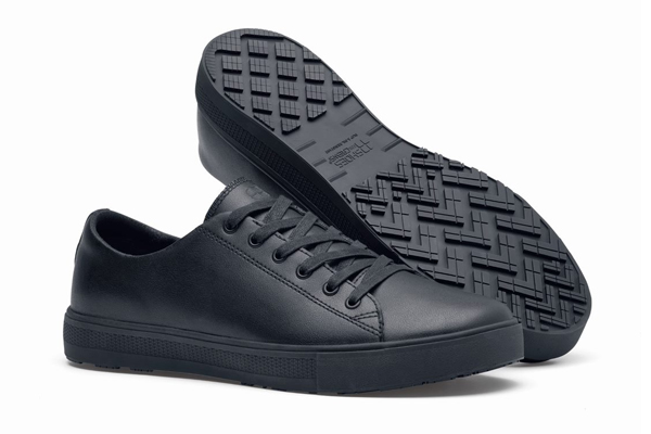 Chaussures pour homme confortables pour travailler dans le commerce et la distribution : modèle Old School IV noir