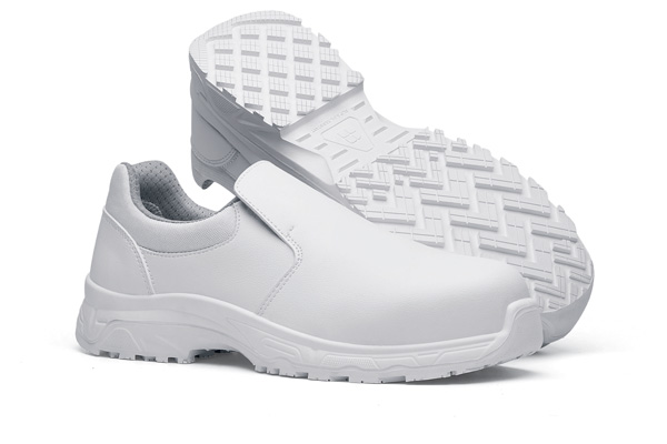 Chaussures de sécurité légères et confortables pour le commerce de détail : modèle Catania blanc