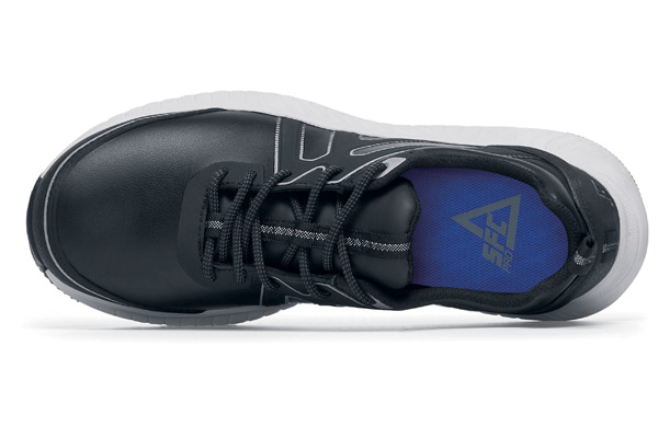 Chaussures de sécurité légères et confortables pour le commerce de détail : modèle Colly noir