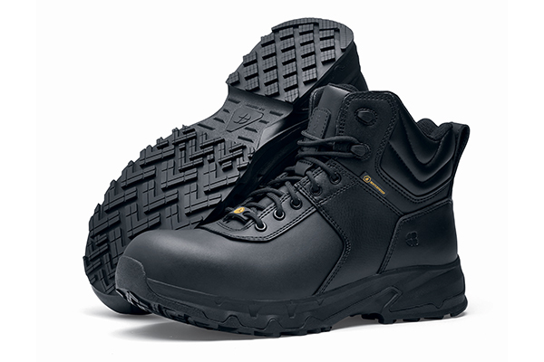 Guard Mid PPE footwear for manufacturing with superior slip-resistant outsoles